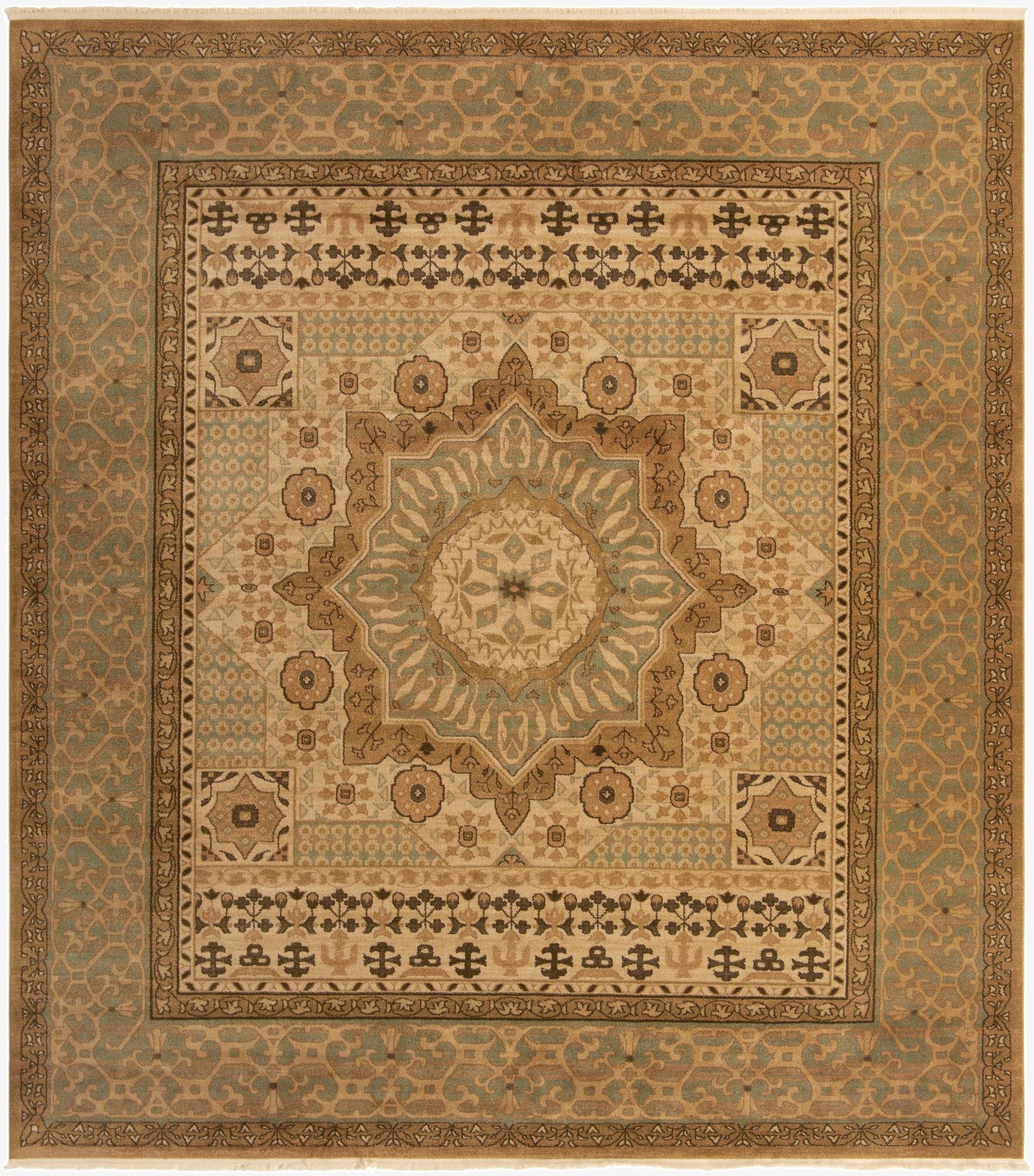 10' x 11' 4 Mamluk Rug