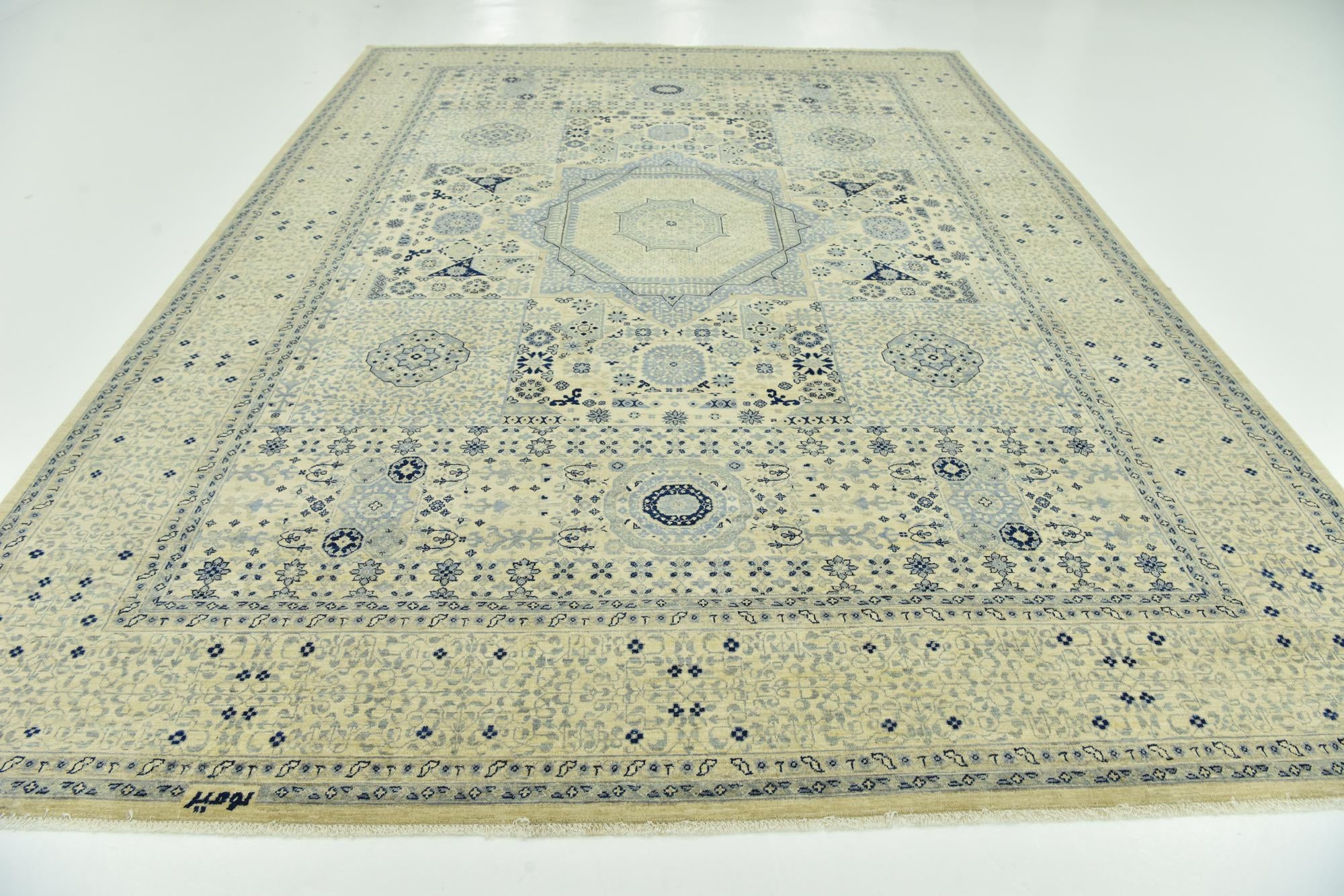 8' 5 x 11' 4 Hand Knotted Mamluk Ziegler Rug