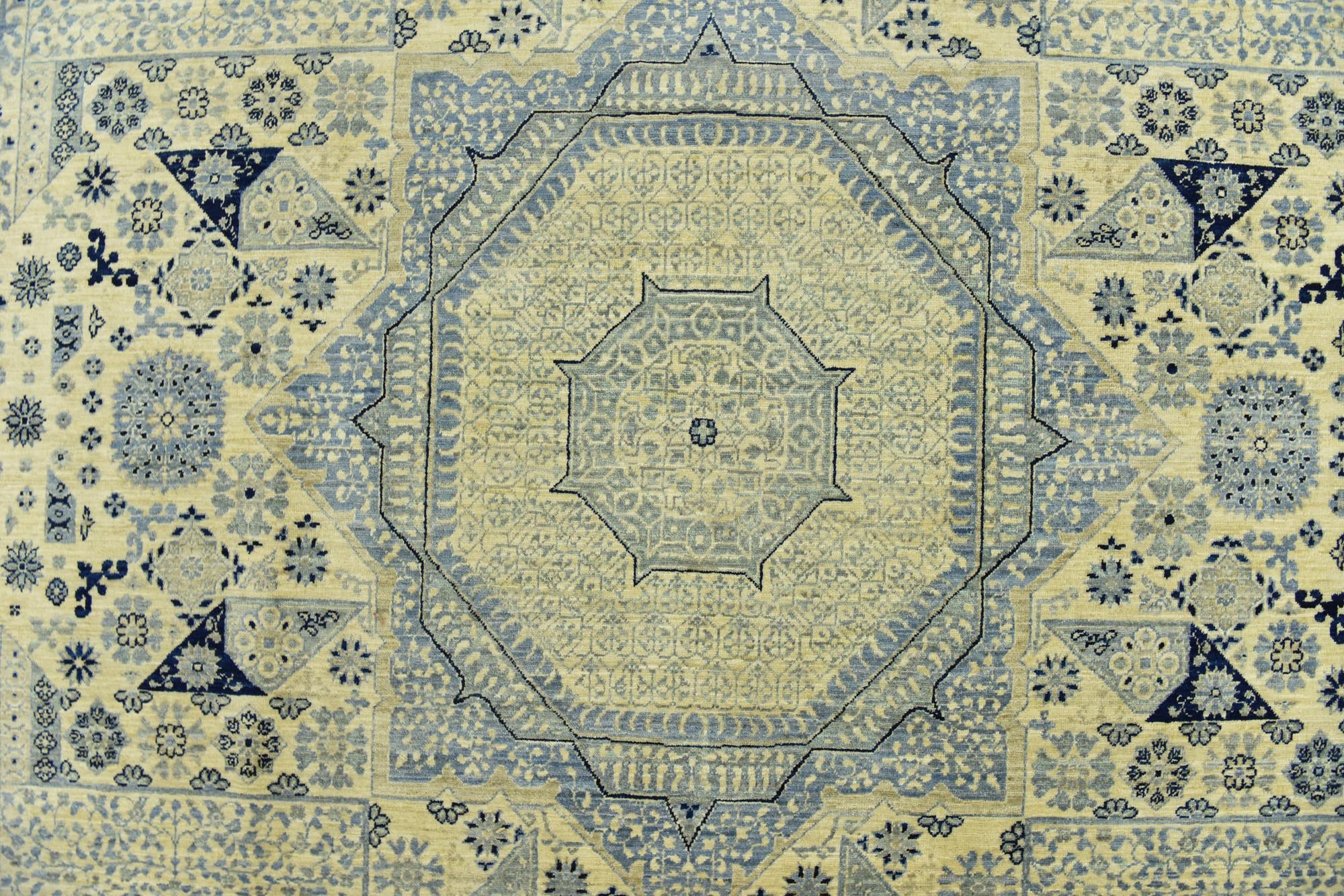 8' 5 x 11' 4 Hand Knotted Mamluk Ziegler Rug