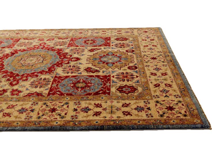 Detail image of 5' x 6' 8 Hand Knotted Mamluk Ziegler Rug