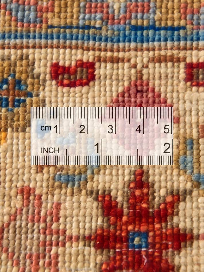 Detail image of 5' x 6' 8 Hand Knotted Mamluk Ziegler Rug