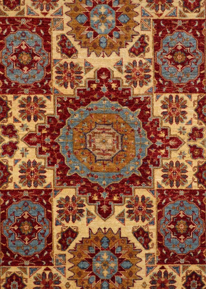 5' x 6' 8 Hand Knotted Mamluk Ziegler Rug