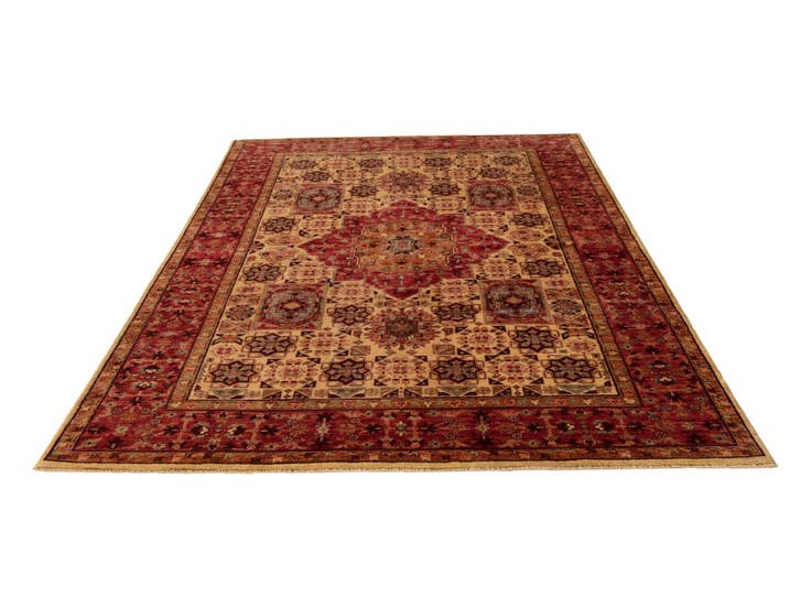 Detail image of 5' 5 x 7' 10 Hand Knotted Mamluk Ziegler Rug