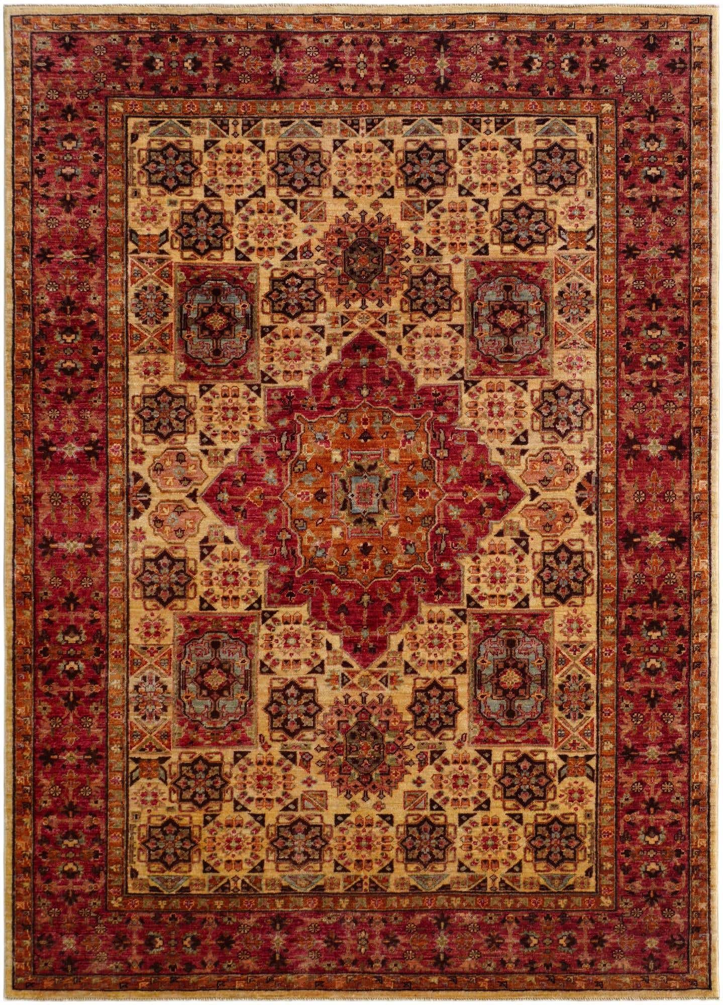 5' 5 x 7' 10 Hand Knotted Mamluk Ziegler Rug
