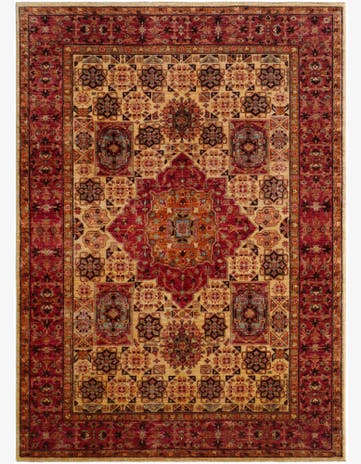 5' 5 x 7' 10 Hand Knotted Mamluk Ziegler Rug