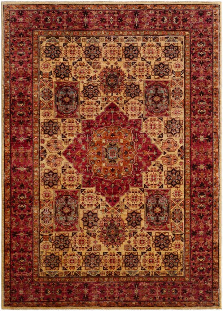 5' 5 x 7' 10 Hand Knotted Mamluk Ziegler Rug