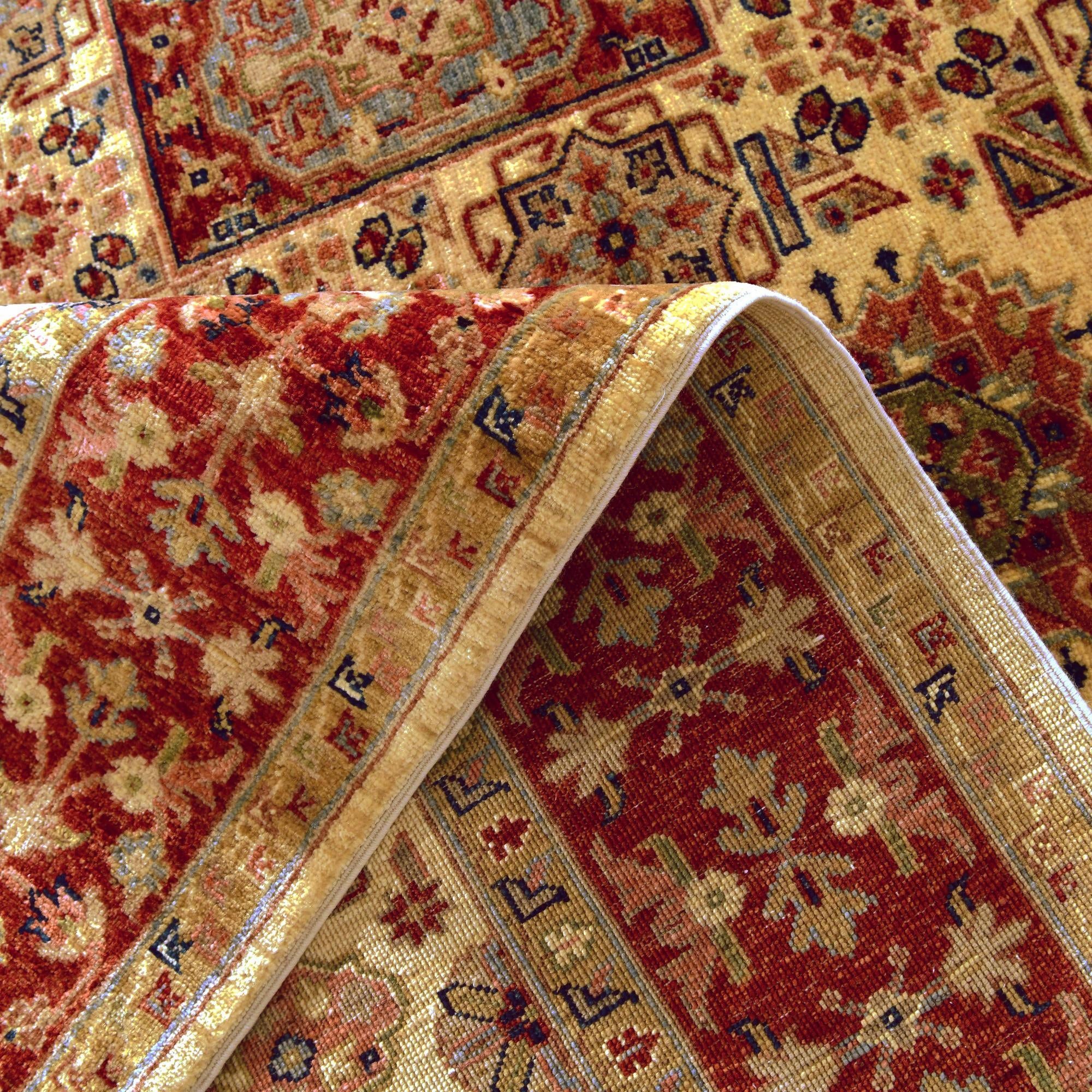 5' 8 x 7' 11 Hand Knotted Mamluk Ziegler Rug