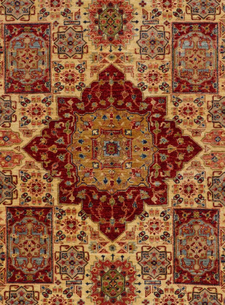 5' 8 x 7' 11 Hand Knotted Mamluk Ziegler Rug
