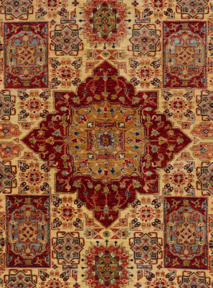 Detail image of 5' 8 x 7' 11 Hand Knotted Mamluk Ziegler Rug