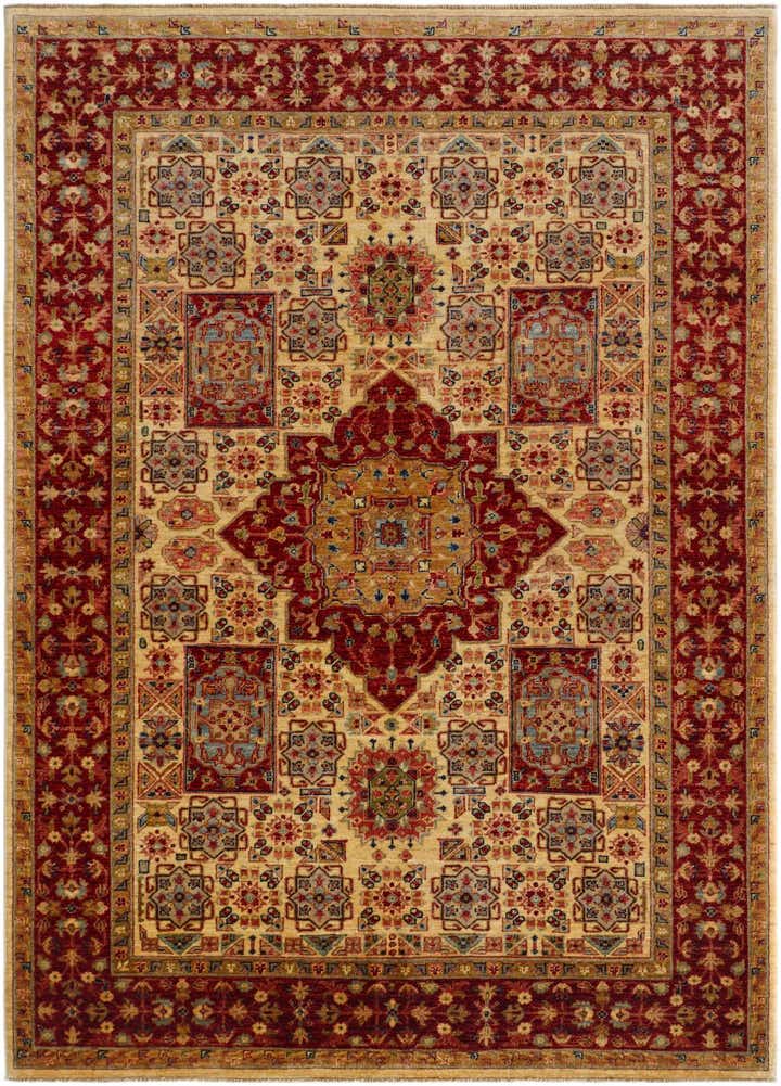 5' 8 x 7' 11 Hand Knotted Mamluk Ziegler Rug