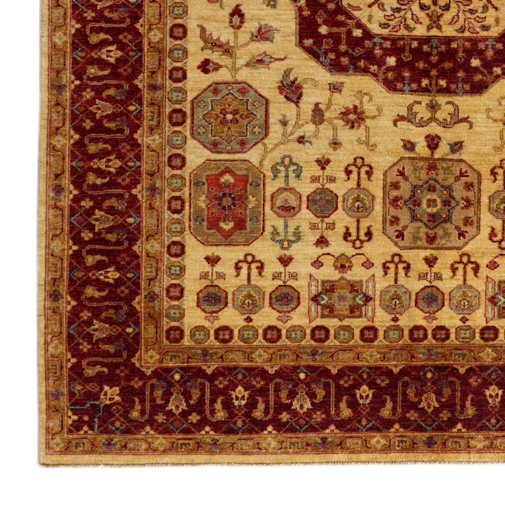 Detail image of 5' 10 x 7' 7 Hand Knotted Mamluk Ziegler Rug