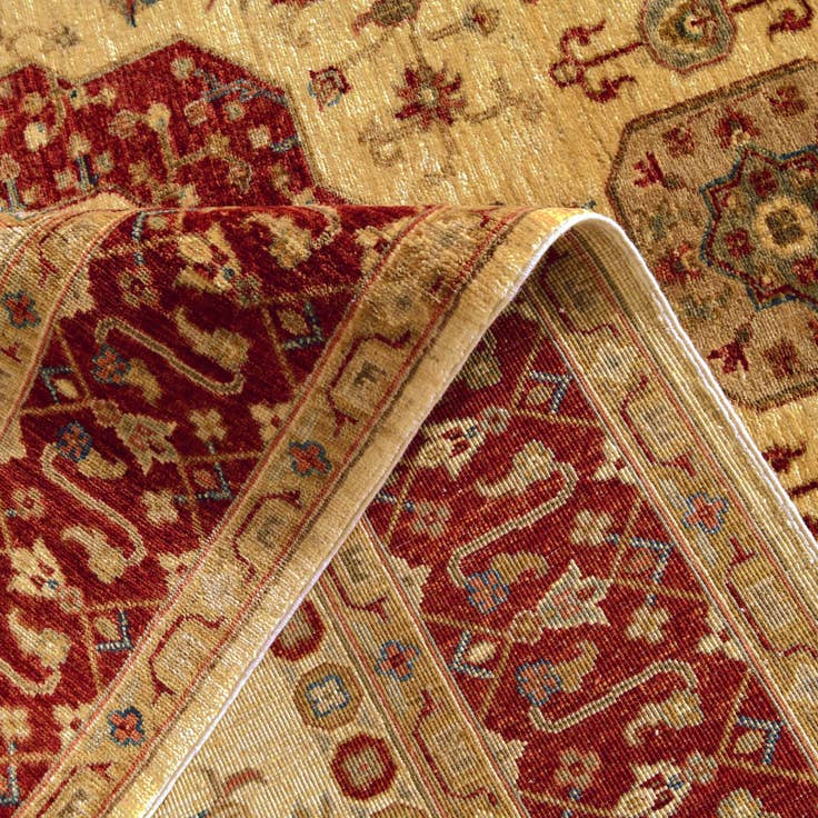 Detail image of 5' 10 x 7' 7 Hand Knotted Mamluk Ziegler Rug