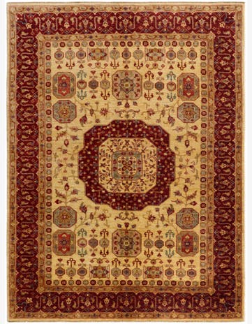 5' 10 x 7' 7 Hand Knotted Mamluk Ziegler Rug