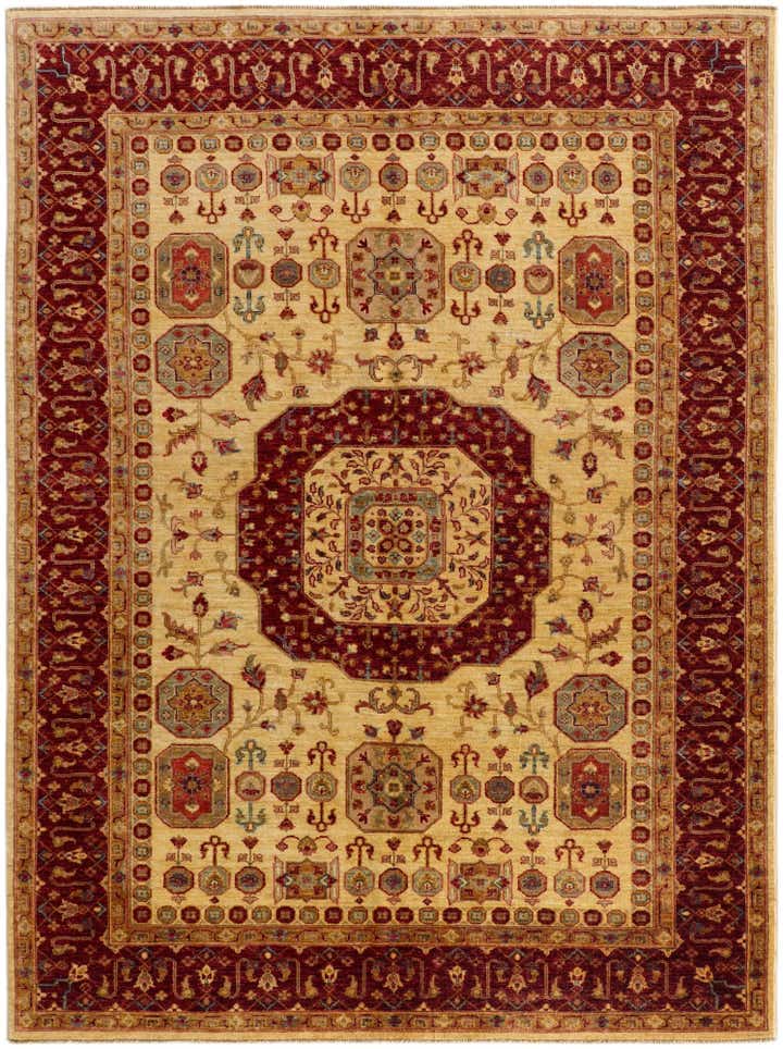 5' 10 x 7' 7 Hand Knotted Mamluk Ziegler Rug