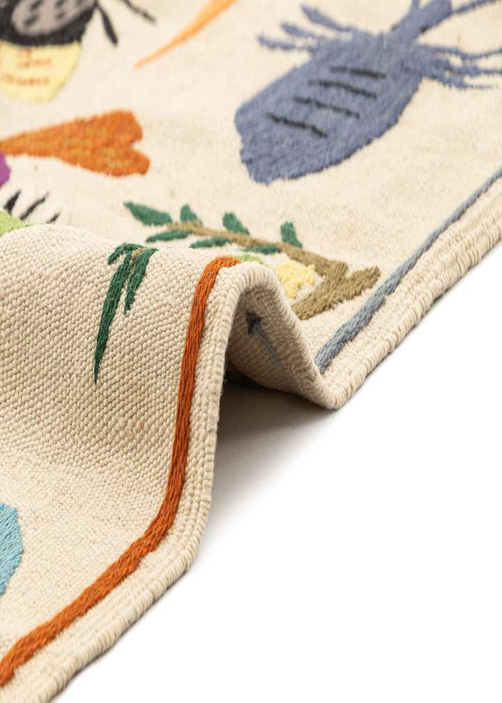3' 10 x 5' 8 Hand Knotted Marok Kilim Rug