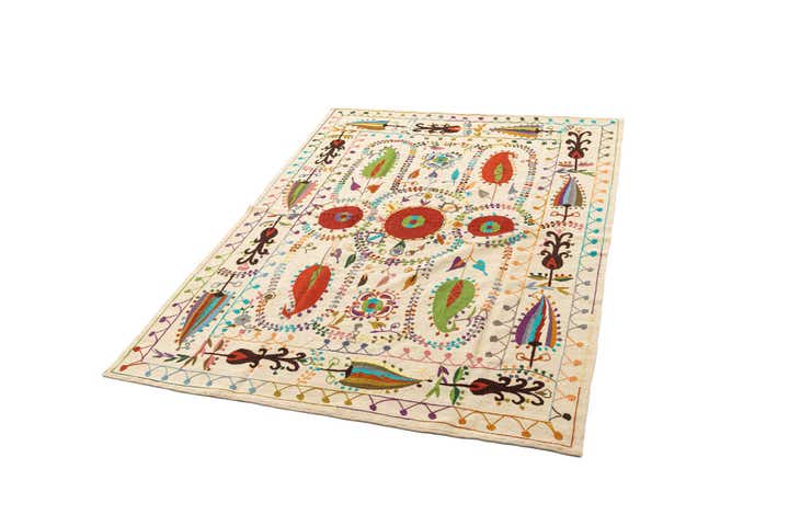 5' 9 x 7' 8 Hand Knotted Marok Kilim Rug
