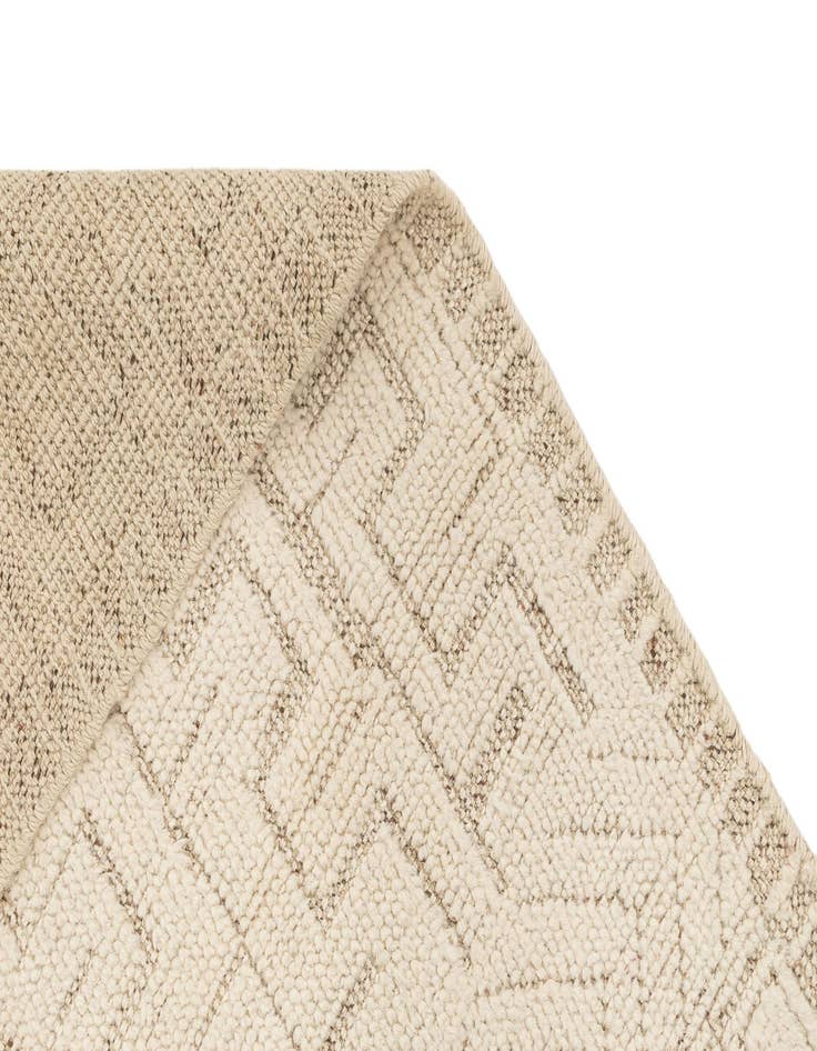 Detail image of 3' 1 x 12' 8 Hand Knotted Marok Kilim Rug