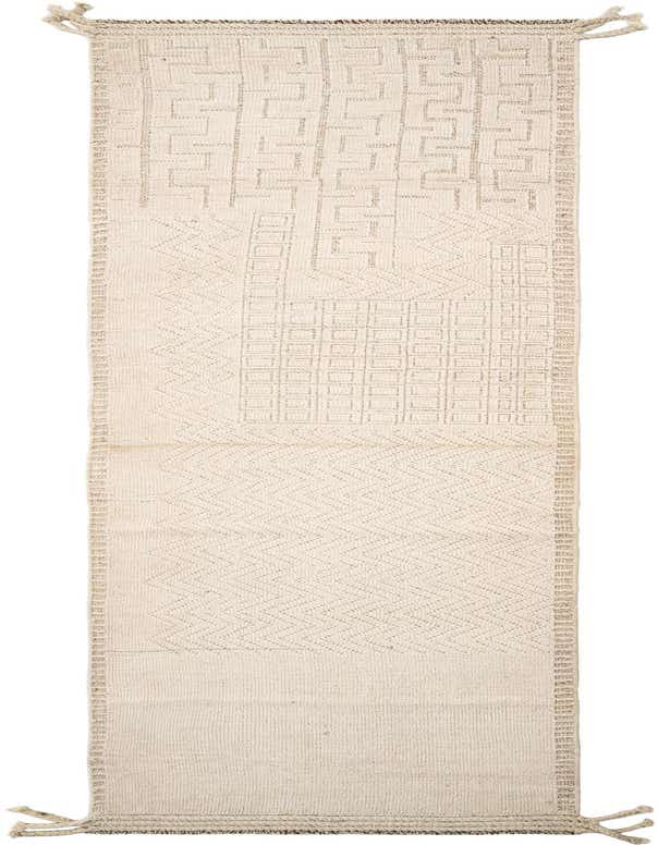 3' 1 x 12' 8 Hand Knotted Marok Kilim Rug