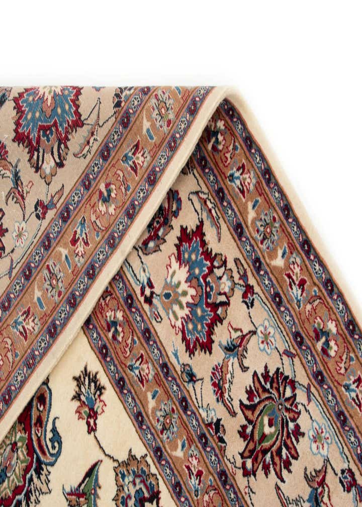 9' 9 x 13' 4 Hand Knotted Mashad Persian Wool Rug