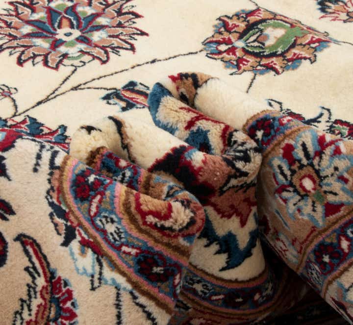 9' 9 x 13' 4 Hand Knotted Mashad Persian Wool Rug