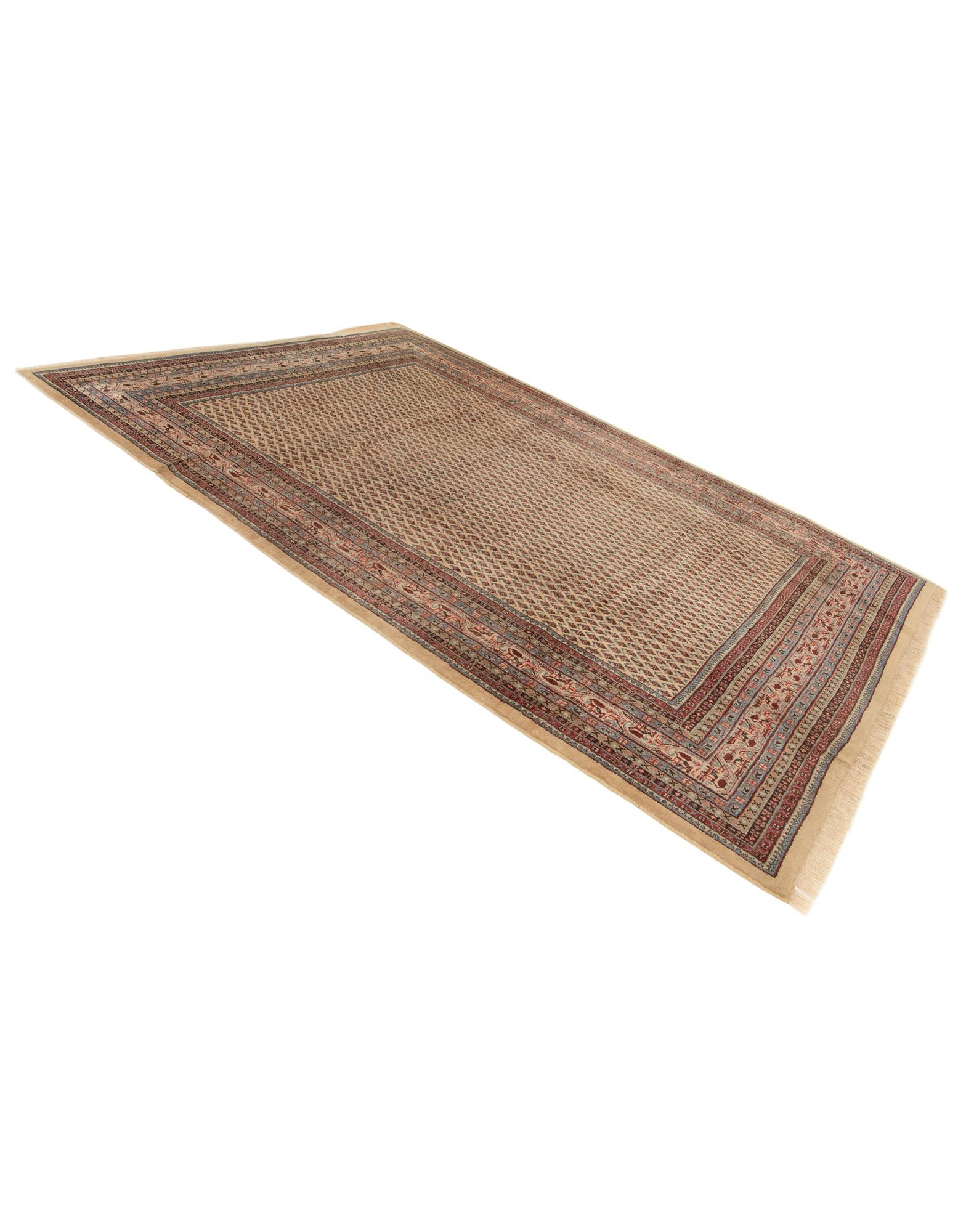 7' 5 x 10' 8 Hand Knotted Mir Wool Rug