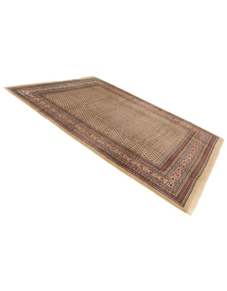 Detail image of 7' 5 x 10' 8 Hand Knotted Mir Wool Rug
