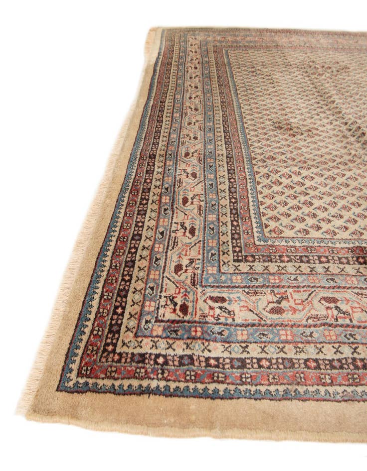 Detail image of 7' 5 x 10' 8 Hand Knotted Mir Wool Rug