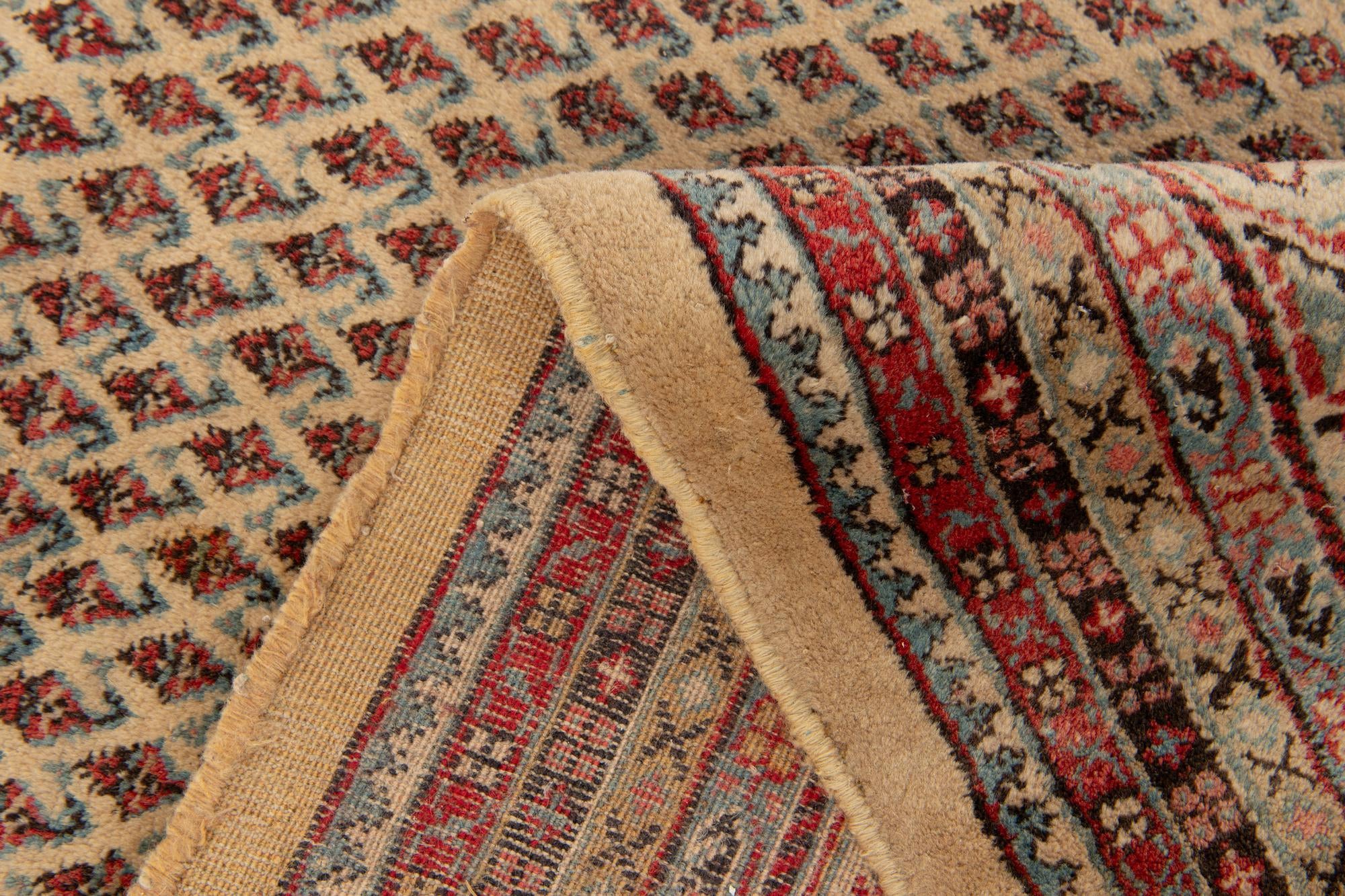 7' 5 x 10' 8 Hand Knotted Mir Wool Rug