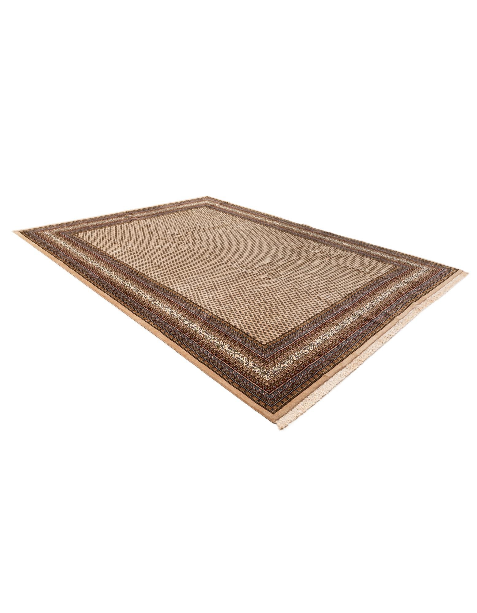 9' 11 x 13' 1 Hand Knotted Mir Oriental Wool Rug