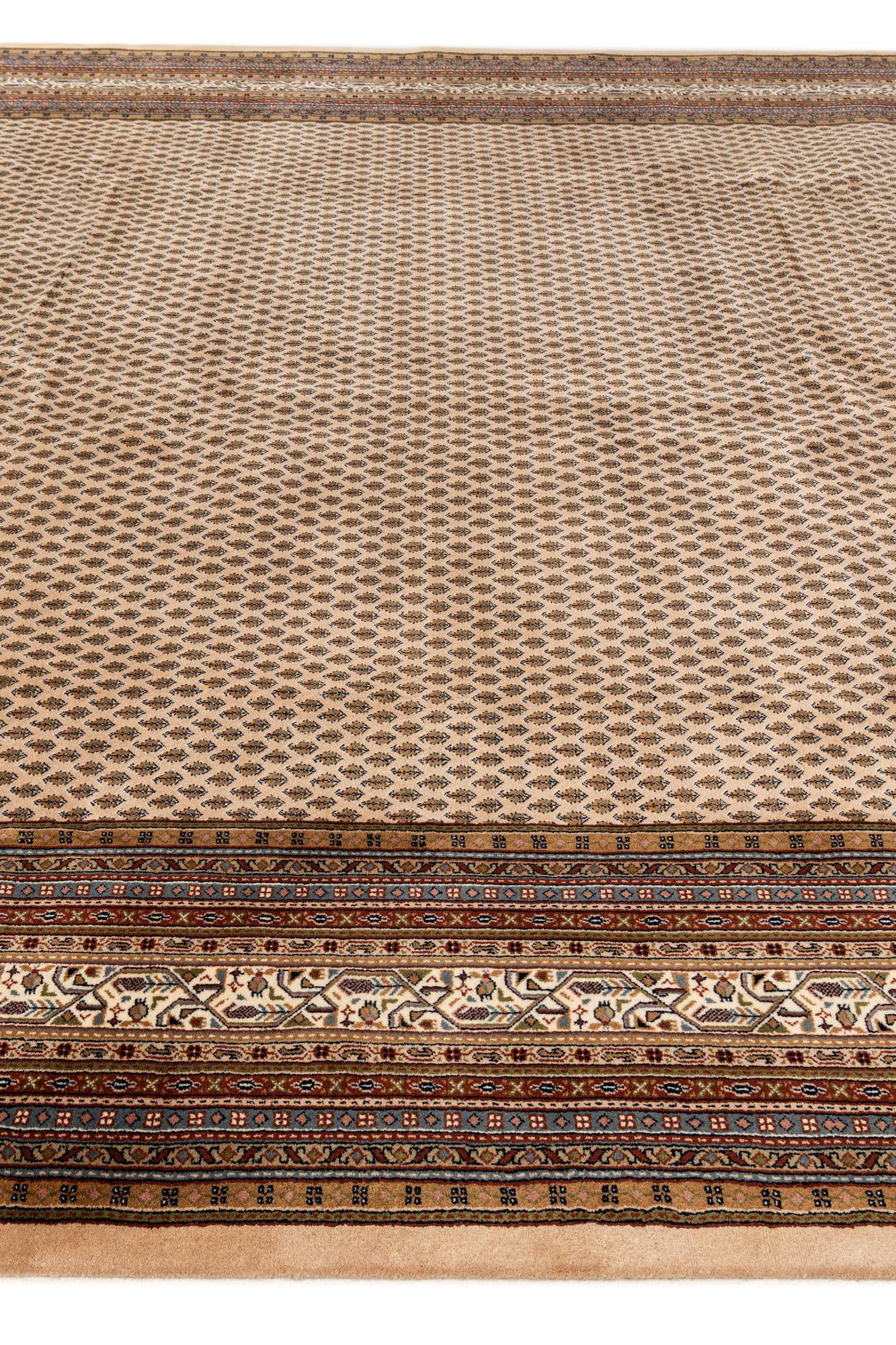 9' 11 x 13' 1 Hand Knotted Mir Oriental Wool Rug