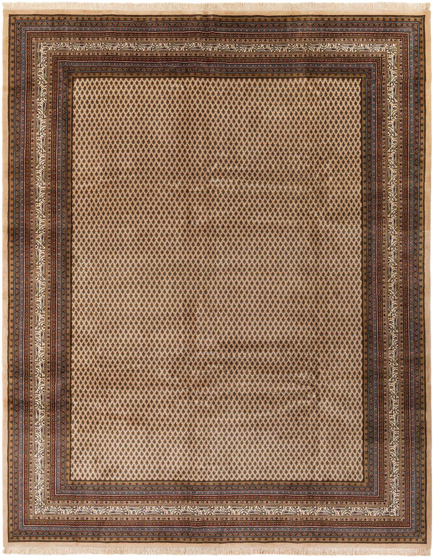 9' 11 x 13' 1 Hand Knotted Mir Oriental Wool Rug