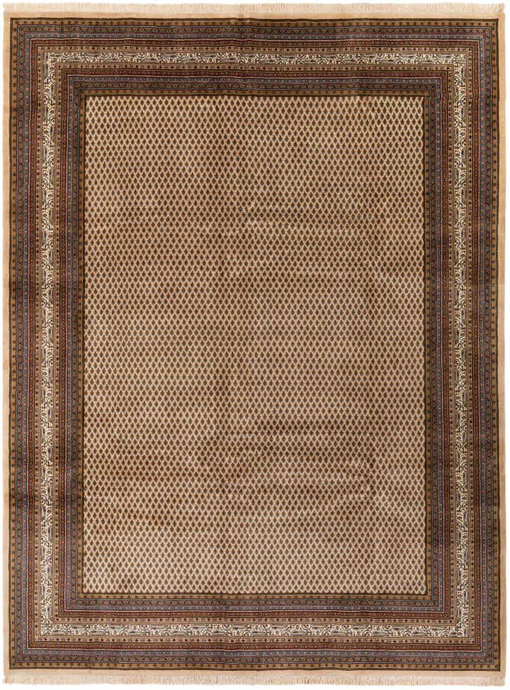 9' 11 x 13' 1 Hand Knotted Mir Oriental Wool Rug