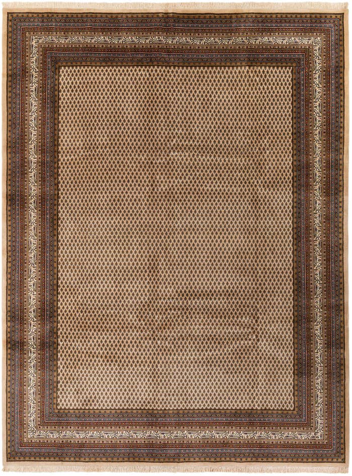 Detail image of 9' 11 x 13' 1 Hand Knotted Mir Oriental Wool Rug