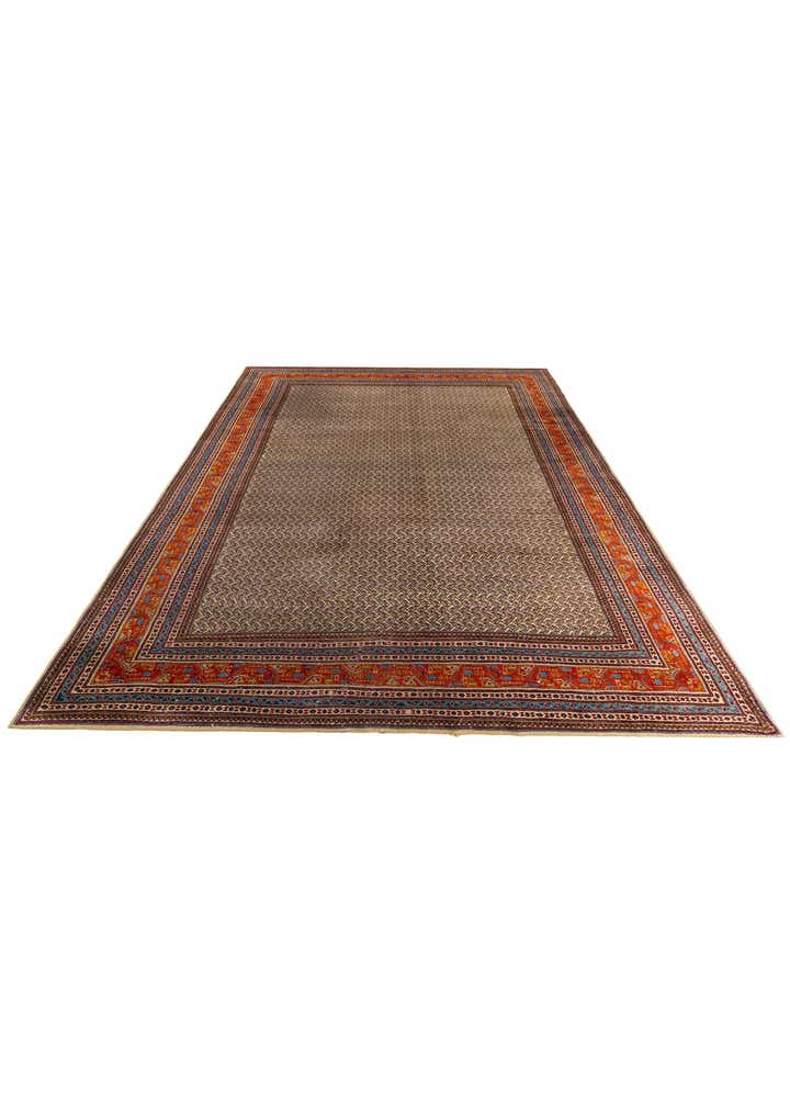 8' 1 x 11' 5 Hand Knotted Mir Wool Rug