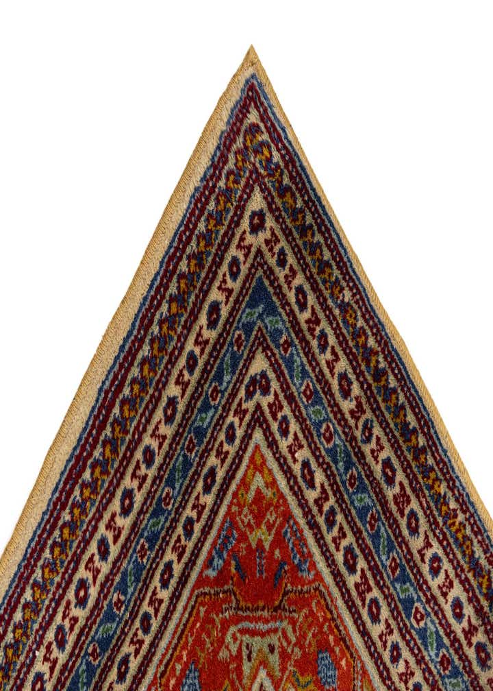 8' 1 x 11' 5 Hand Knotted Mir Wool Rug
