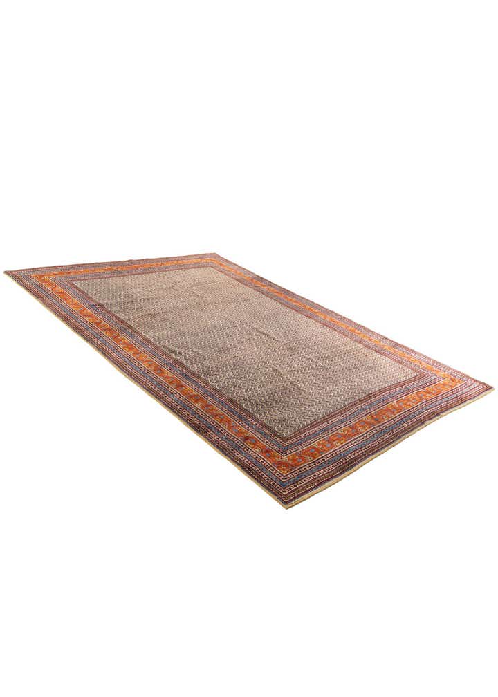 8' 1 x 11' 5 Hand Knotted Mir Wool Rug