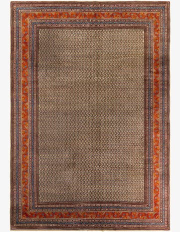 8' 1 x 11' 5 Hand Knotted Mir Wool Rug