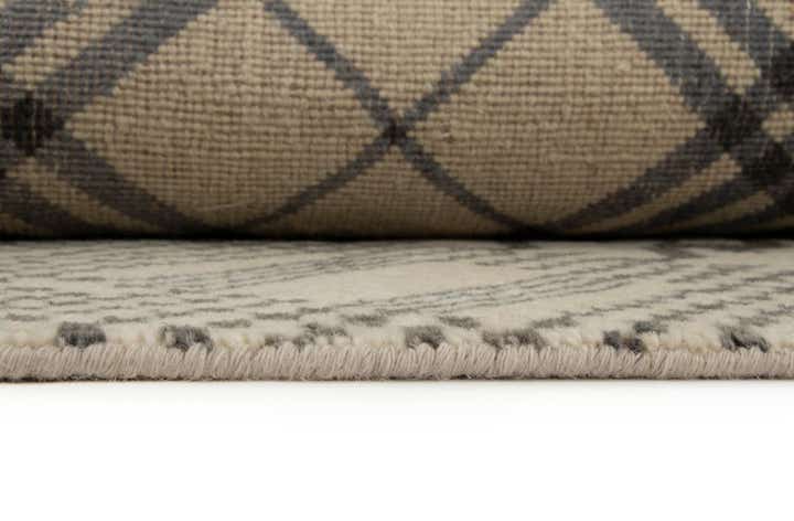 8' 1 x 9' 11 Hand Knotted Modern Manshu Wool Rug