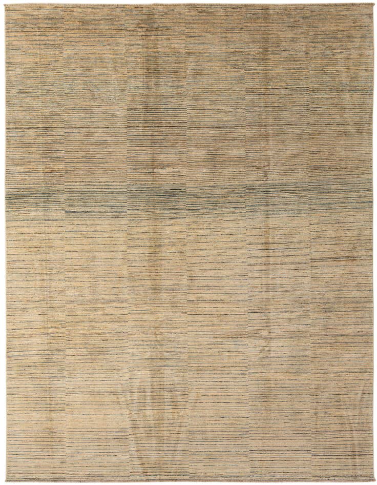 Detail image of 8' 7 x 11' 2 Hand Knotted Modern Ziegler Wool Rug
