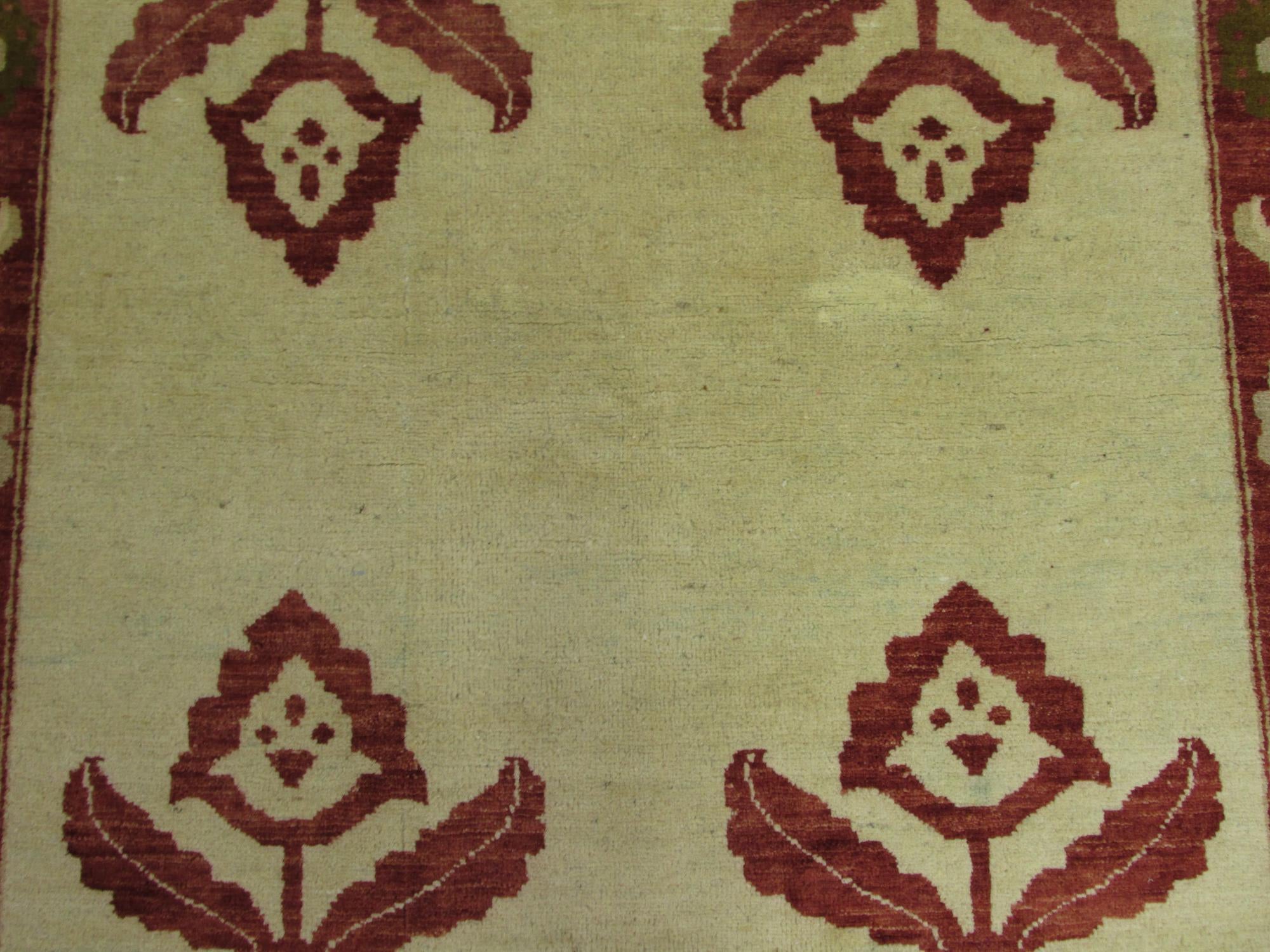 3' 10 x 5' 9 Hand Knotted Modern Ziegler Oriental Rug