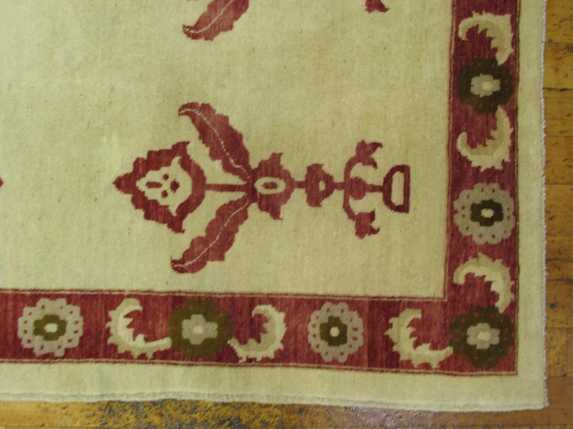 3' 10 x 5' 9 Hand Knotted Modern Ziegler Oriental Rug