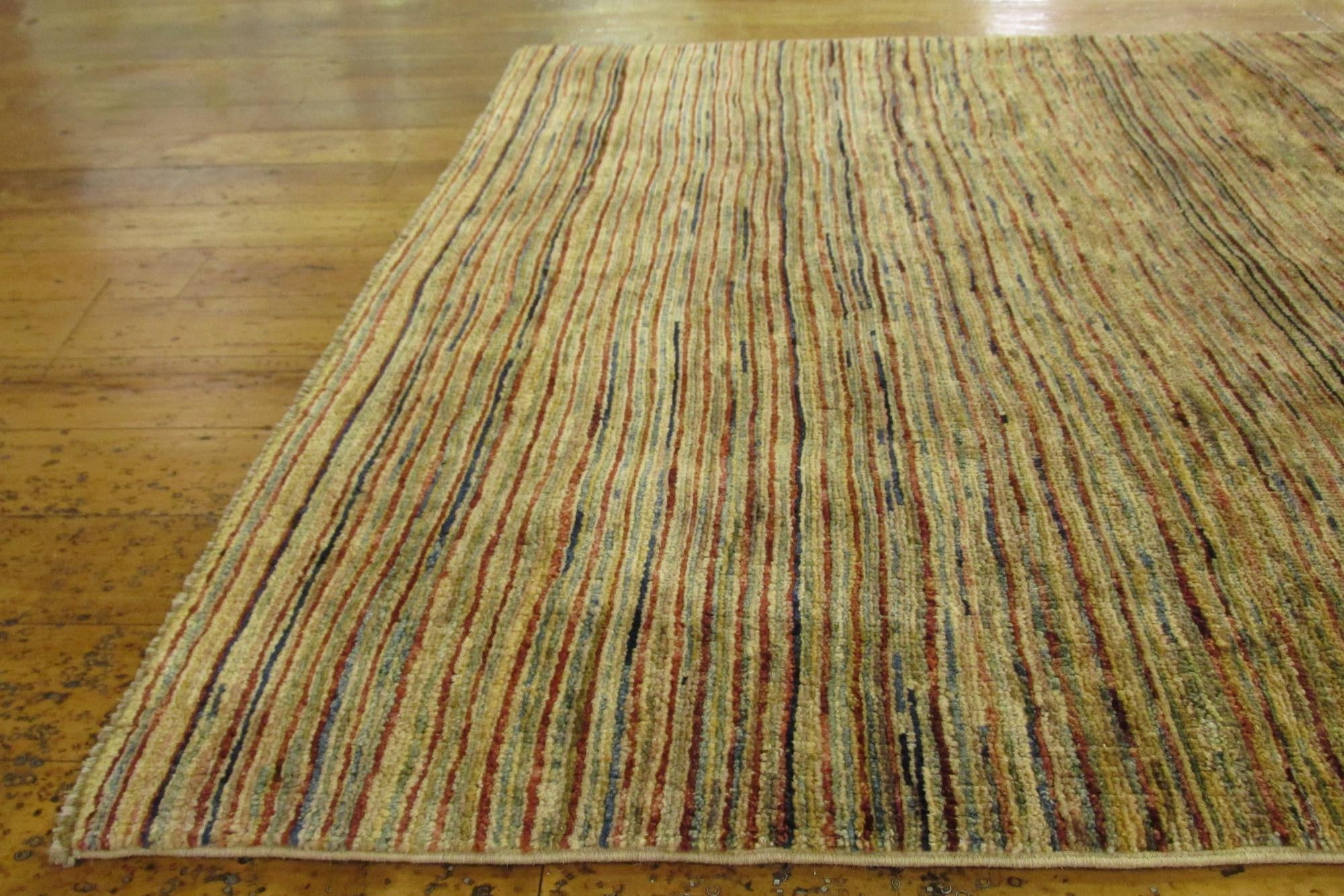 3' 8 x 5' 5 Hand Knotted Modern Ziegler Oriental Rug