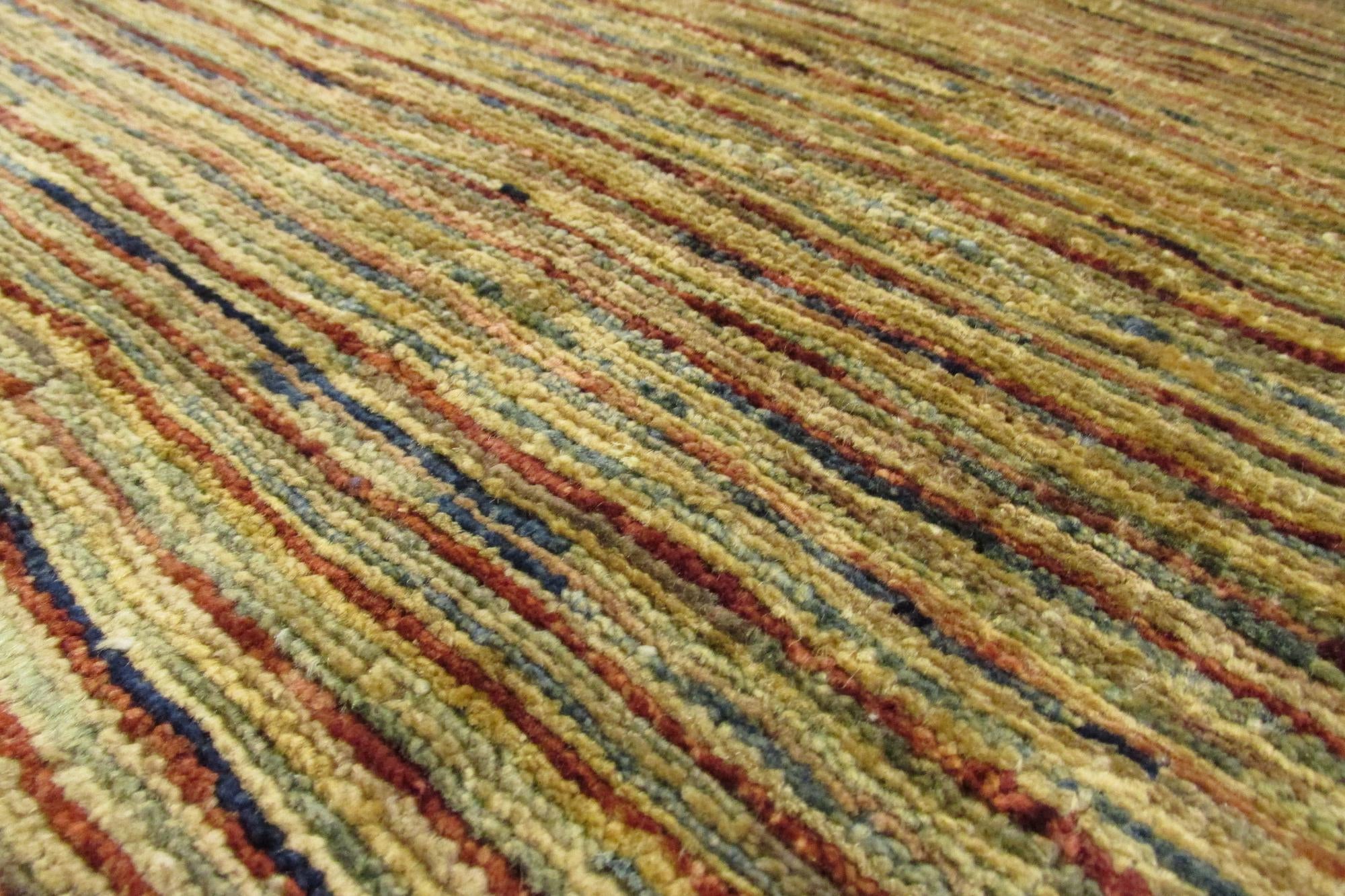 3' 8 x 5' 5 Hand Knotted Modern Ziegler Oriental Rug
