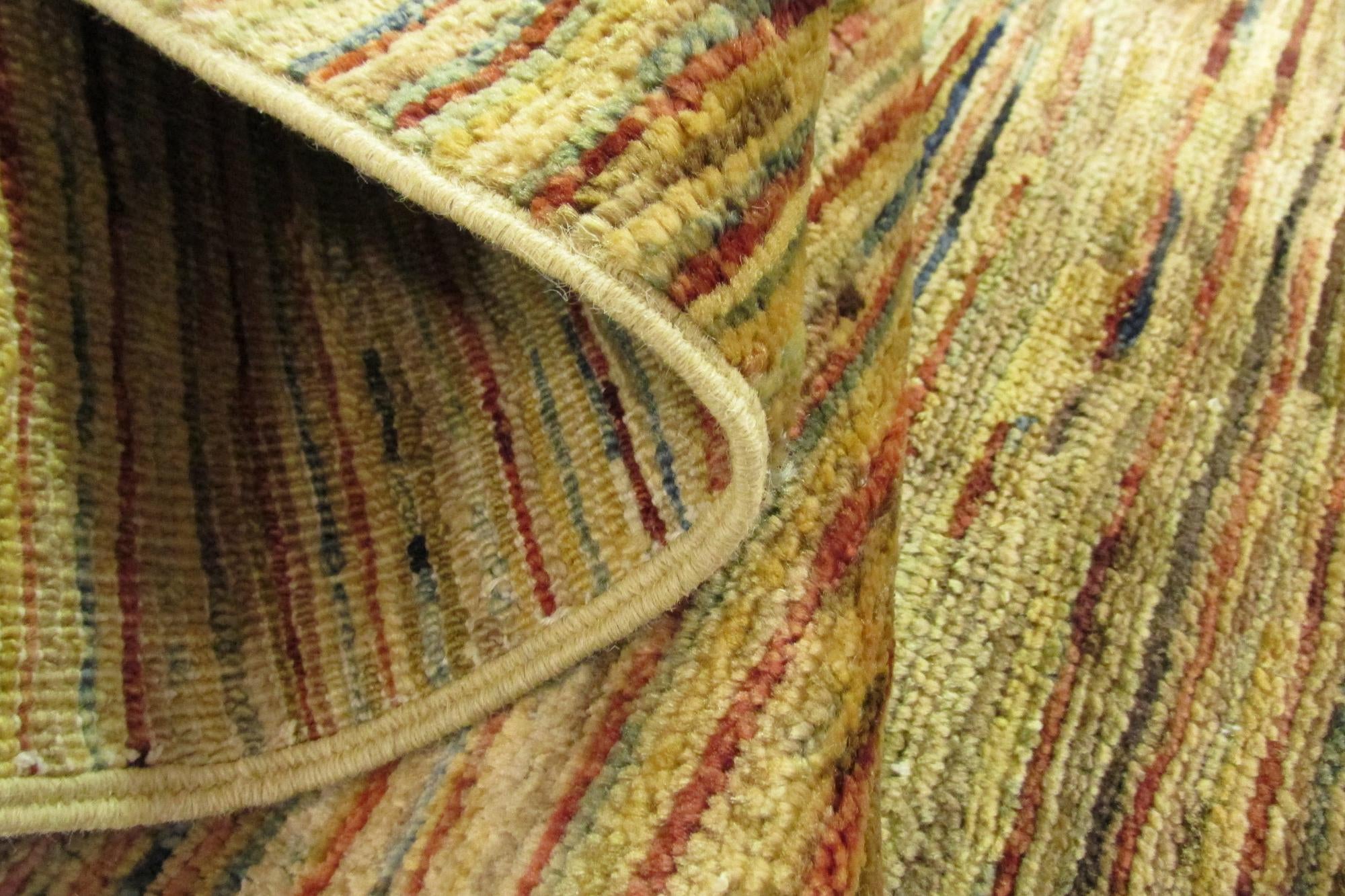 3' 8 x 5' 5 Hand Knotted Modern Ziegler Oriental Rug