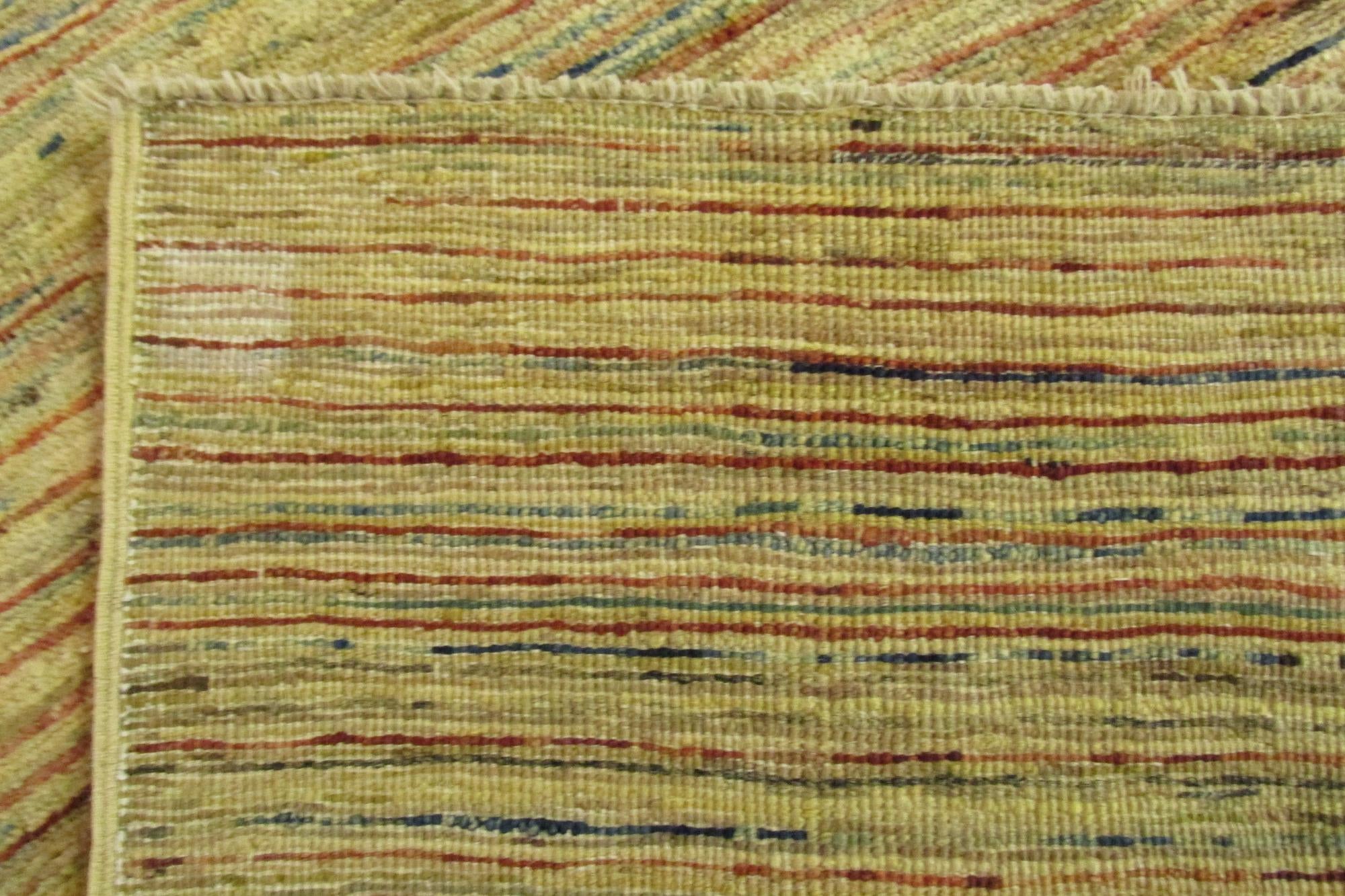 3' 8 x 5' 5 Hand Knotted Modern Ziegler Oriental Rug