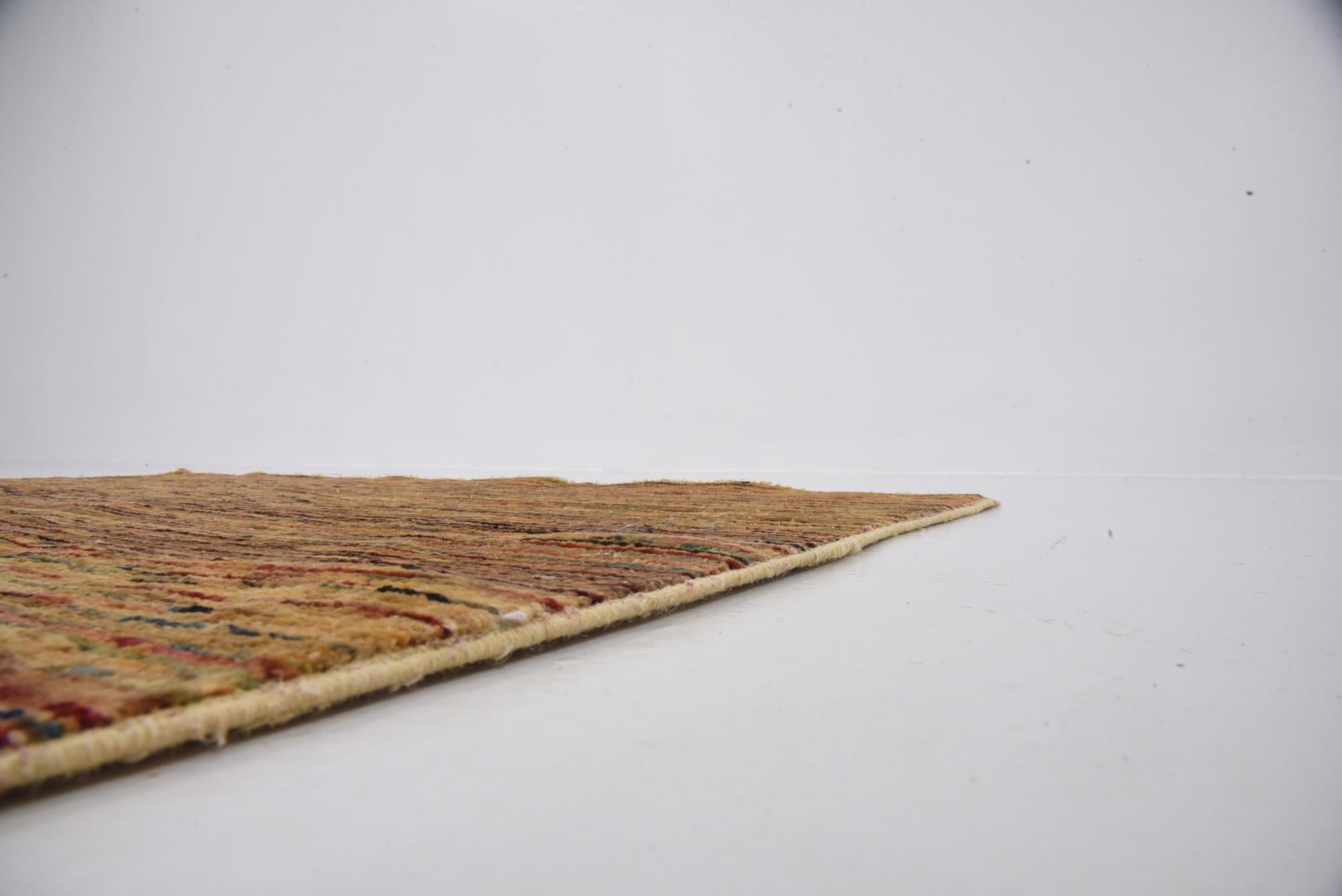 3' 8 x 5' 5 Hand Knotted Modern Ziegler Oriental Rug