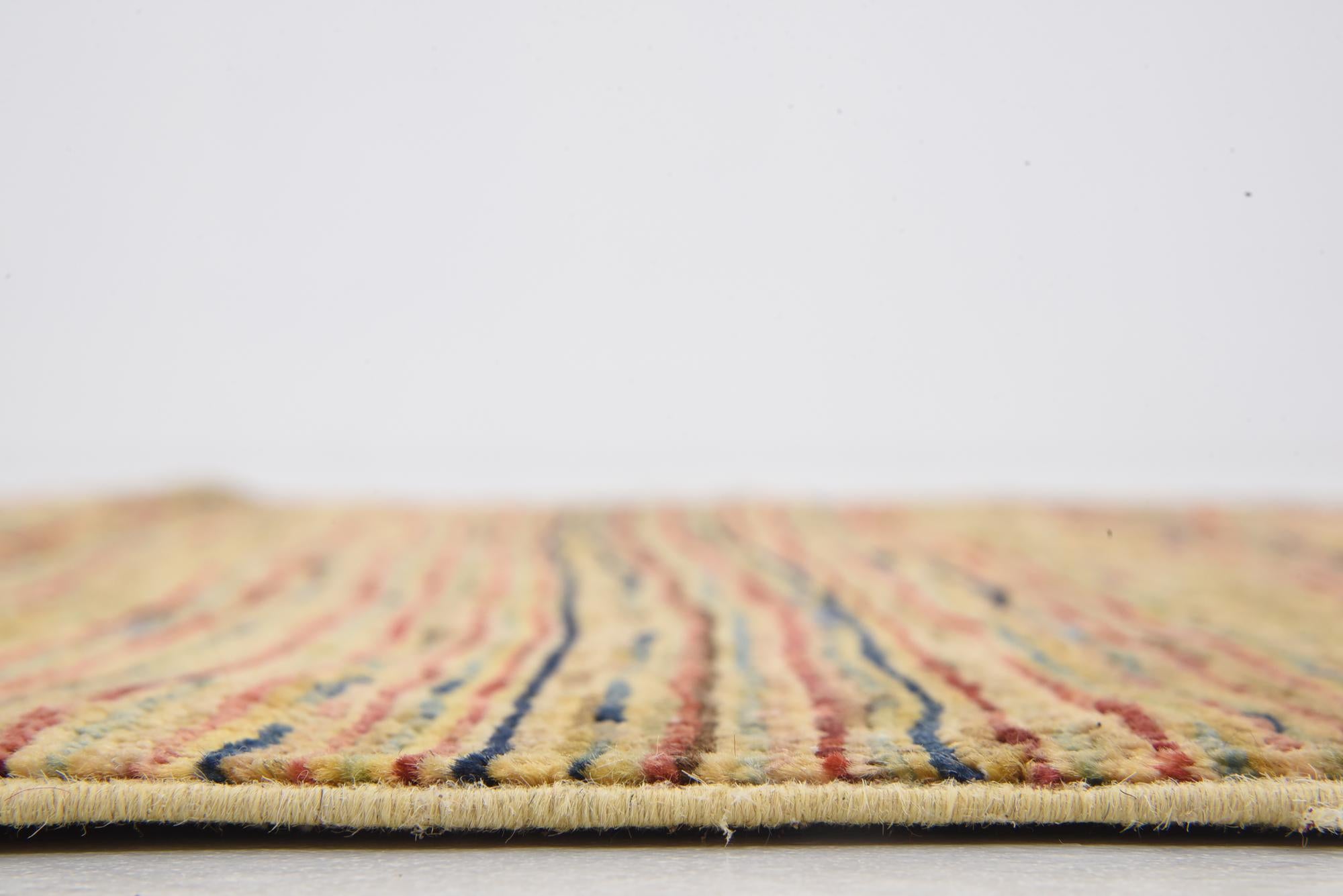 3' 8 x 5' 5 Hand Knotted Modern Ziegler Oriental Rug