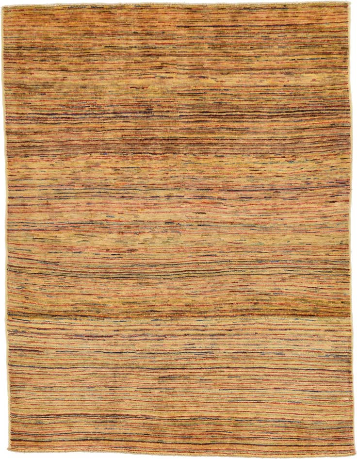 Detail image of 3' 8 x 5' 5 Hand Knotted Modern Ziegler Oriental Rug