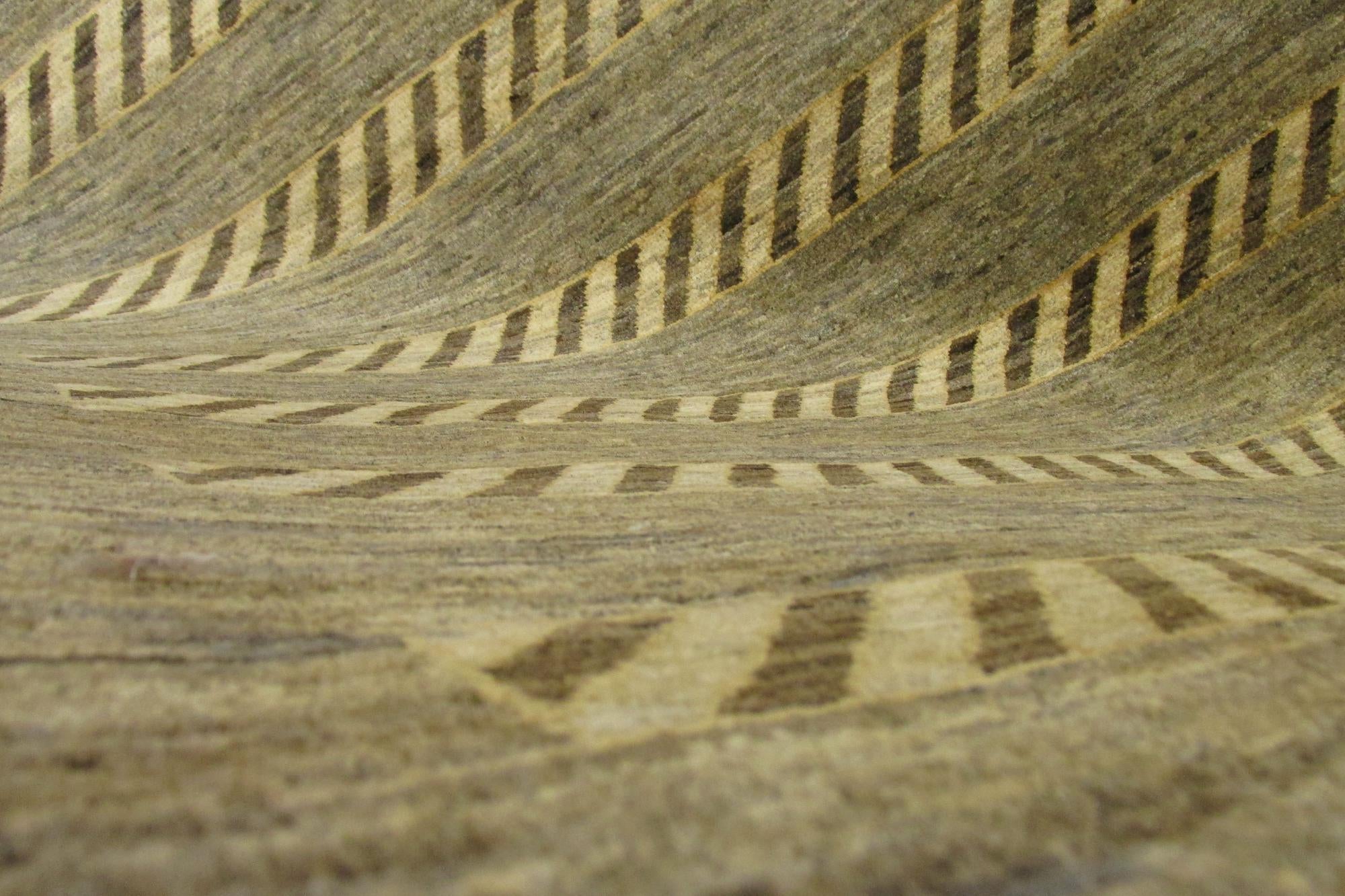 3' 11 x 5' 10 Hand Knotted Modern Ziegler Oriental Rug