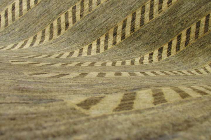 3' 11 x 5' 10 Hand Knotted Modern Ziegler Oriental Rug